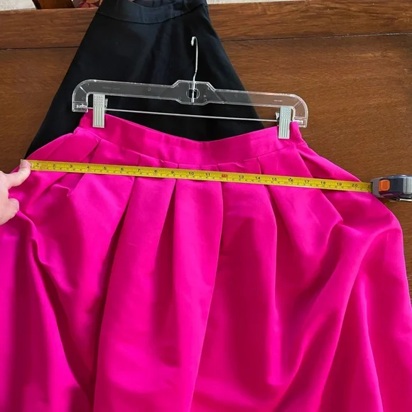 Forever 21 Magenta Fit and Flare Skirt - Picture 5 of 6